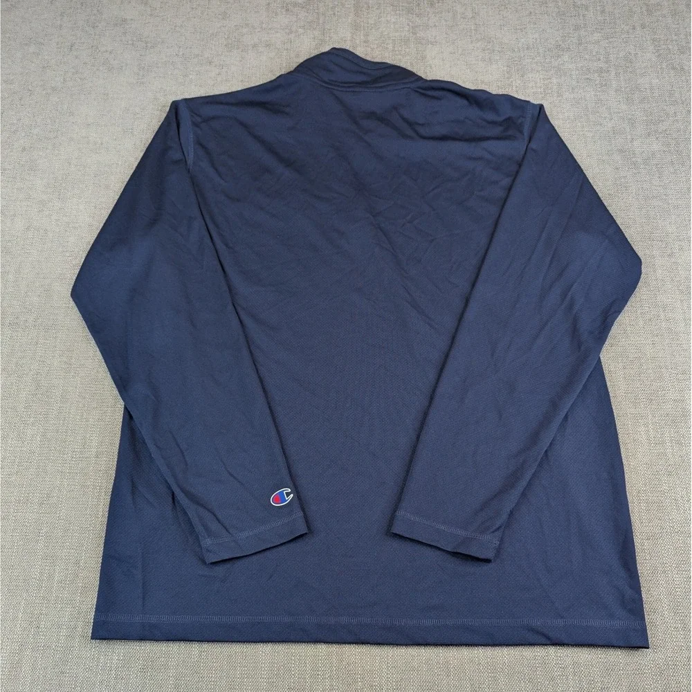 Champion Quarter Zip Mens L Navy Notre Dame Fighting Irish Logo College Pullover